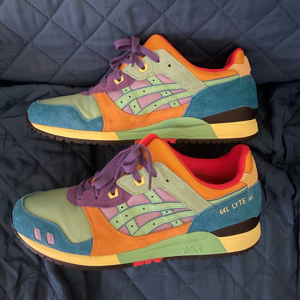 Asics Gel-Lyte III Colorblock Athletic Shoes